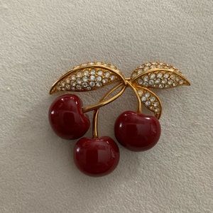 Joan Rivers cherry broach